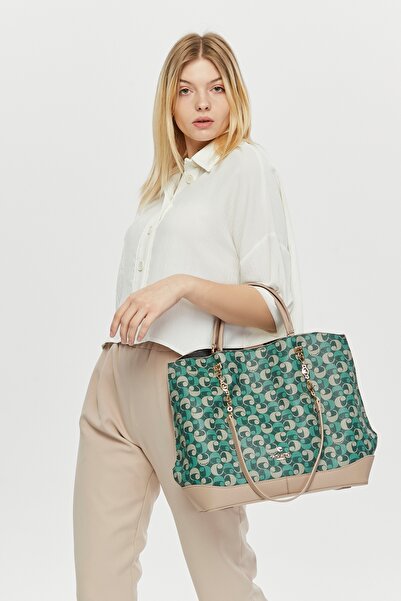 Cacharel Green Women's Shoulder Bag C-098