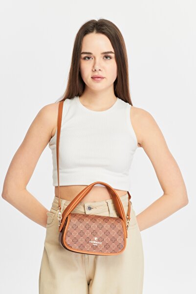 Cacharel Tan Women's Shoulder Bag C-100