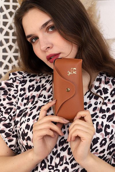 Della Pianto Unisex Brown Lilith Special Design Glasses Case