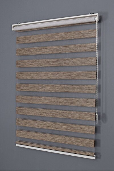 ŞimşekCurtain AÇIK KAHVE BAMBU ZEBRA PERDE