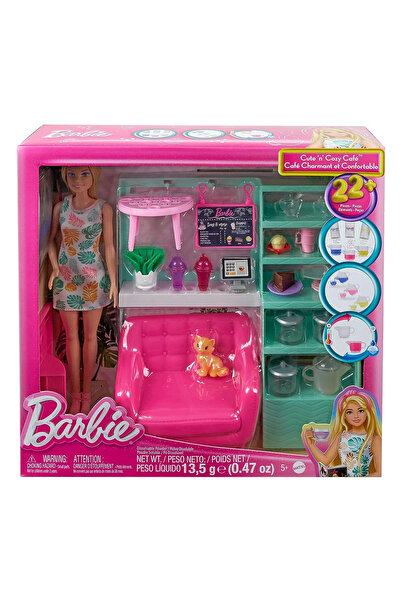 Barbie 'nin Çay Saati Oyun Seti Pembe