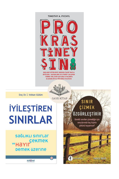 Kuraldışı Yayınları Prokrastineyşın - İyileştiren Sınırlar - Sınır Çizmek Özg...