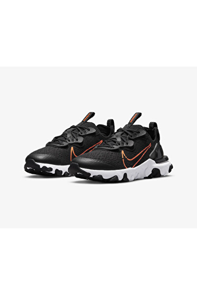 Nike React Vision GS 'Black Total Orange' Sneaker