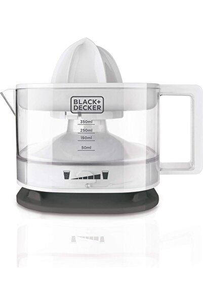 Black&Decker Elektrikli Narenciye Sıkacağı, 25 W, Çift Yön Döndürme, 350 ml, ...