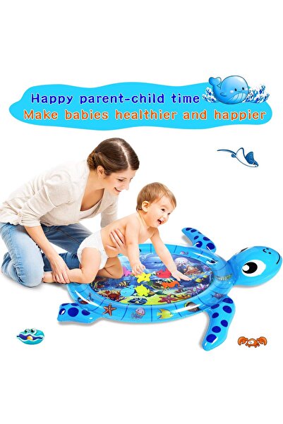 RICHIE Kaplumbağa (TURTLE) Jumbo Bebek Su Oyun Matı Aktivite Matı Bebek su matı