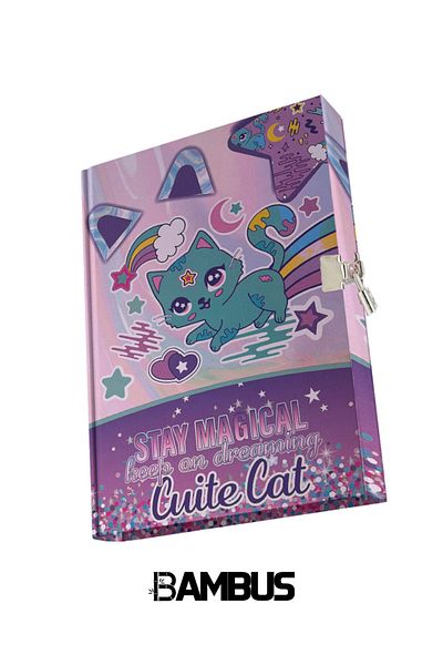 Bambus Home Seria Onas - Caiet de amintiri zilnice în cutie, cu blocare