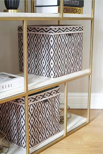 Emir-AYDIN 2 PCS Shelf Organizer Box Closet Organizer