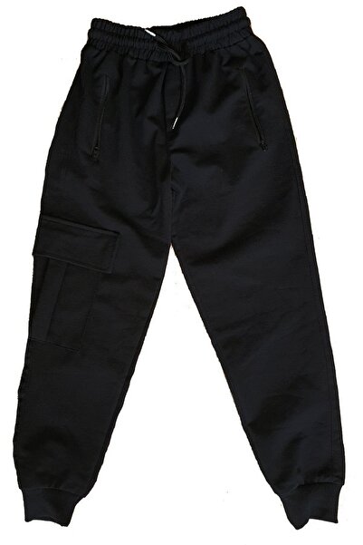 Machi Sezónní nepotištěné dětské cargo kapesní tepláky 5 - 16 let