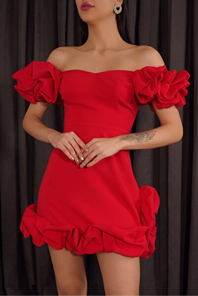 elbisenvarmı Mini Special Design Dress