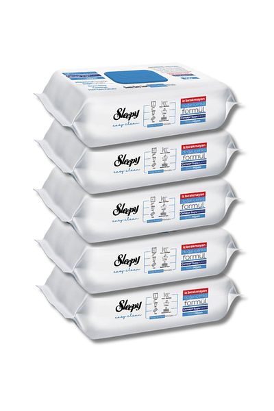 Sleepy Easy Clean Bleach Added Surface Cleaning Towel 5x100 (500 SHEETS) Intermop Slim Glass Cloth