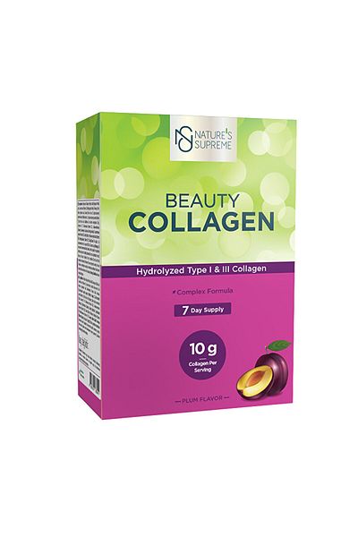Nature's Supreme 7 Sachet Plum Beauty Collagen Powder