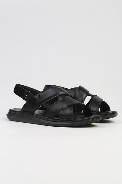Pierre Cardin ® |   PC-5116-3892 Μαύρα-Ανδρικά Σανδάλια