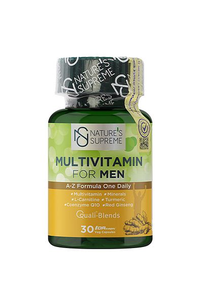 Nature's Supreme فيتامينات متعددة للرجال 30 كبسولة 8681763380053