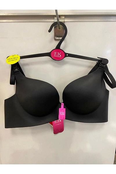 F.K FK Double Push Up Laser Cut Μαύρο σουτιέν - 504