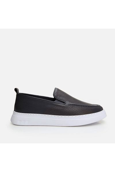 Hotiç Genuine Leather Gray Men's Casual Shoes