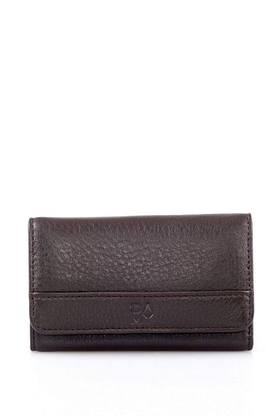 DAMY 703 Model Genuine Leather Brown Color Keychain