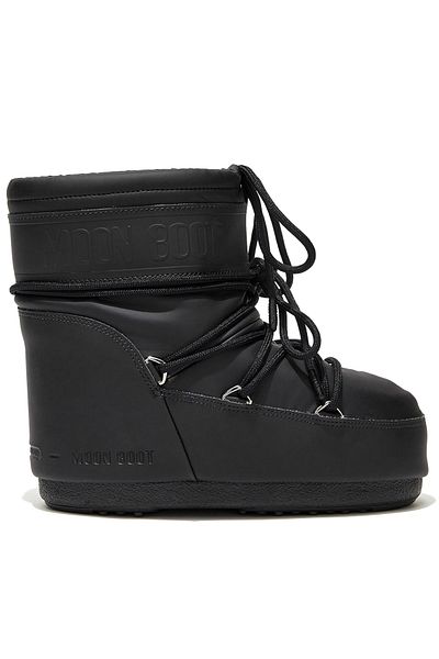 MOON BOOT Woman / girl boot 14093800-001 moon boot icon low rubber black