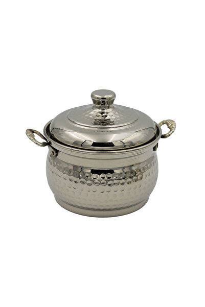 TURNA BAKIR Turna Copper Mini Casserole Pot 1 No 12 Cm Hand Forged Nickel Tur...