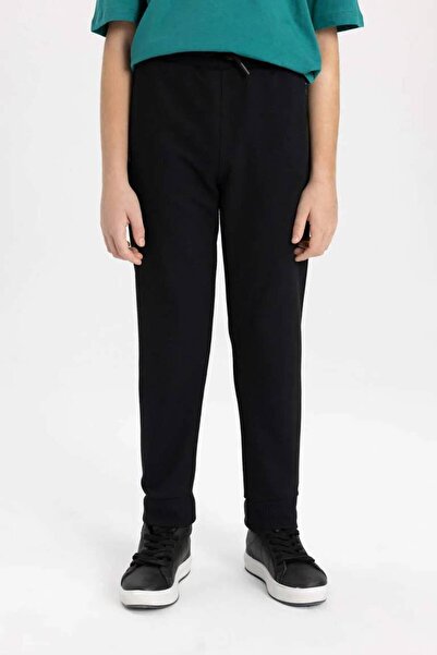 DeFacto B5755A8/BK81 Defacto Erkek Çocuk Eşofman Alt BLACK