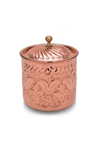 TURNA BAKIR وعاء توابل زعفران رقم 4 مطرز يدوياً باللون الأحمر Turna0009-1