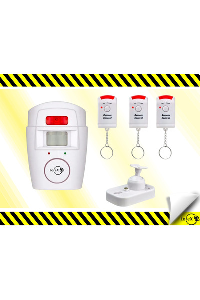 LOREX Kablosuz 3 Kumandalı Hareket Sensörlü Alarm Sistemi