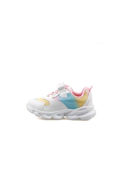 pepino Py24 1373 حذاء كاجوال للأطفال أبيض وردي PY24-1373-WHITE-PINK أبيض