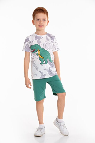 CiciTime Çocuk Modası طقم كاجوال للأولاد مع شورت صيفي