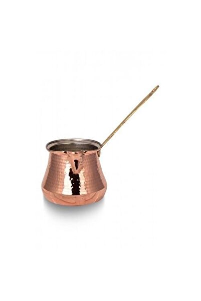 TURNA BAKIR Sütlük Cezve 3 No Makine Dövme Kırmızı Turna1243-1