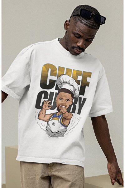 Fuddy Moda Unisex majica sa temom košarke Cheff Curry Štampano T-shirt i Step...
