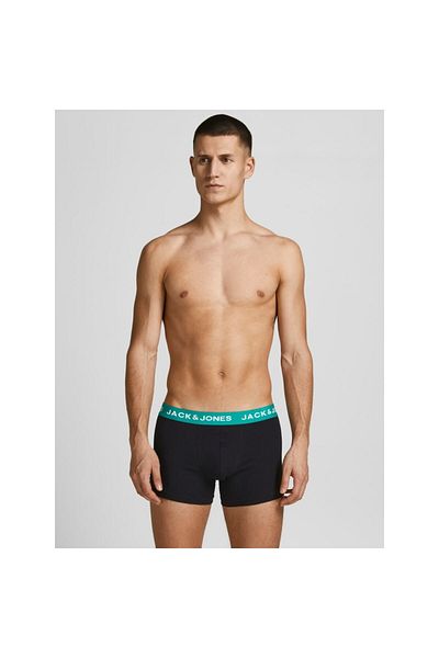 Jack & Jones Ανδρικό λογότυπο ελαστικό βαμβακερό λουράκι κατάλληλο για καθημερινή χρήση Μαύρο-Μαύρο-Μαύρο-Μαύρο-Μαύρο1 Κουτί