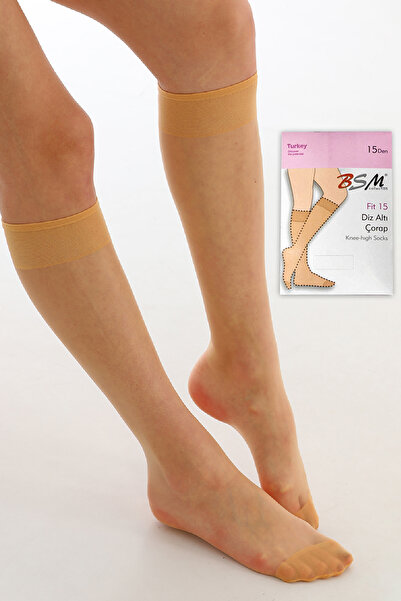 BSM Women's Sahra 15 Denim Knee Socks 12 Pack