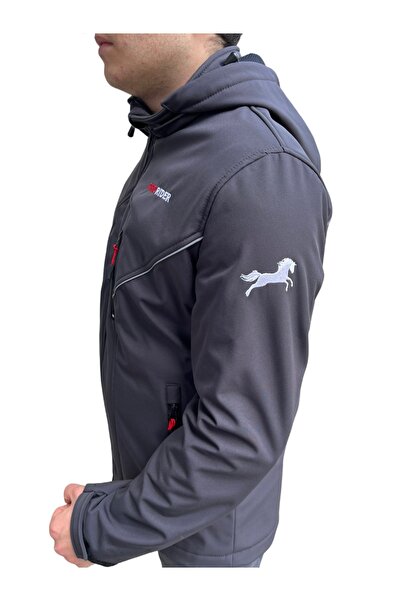 PRORIDER Shark Softshell Motosiklet Montu Korumalı Antrasit