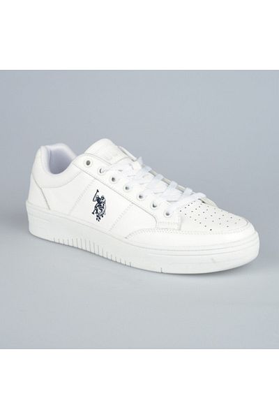 U.S. Polo Assn. Ανδρικά λευκά αθλητικά παπούτσια Polo AssnVasily Lt των ΗΠΑ