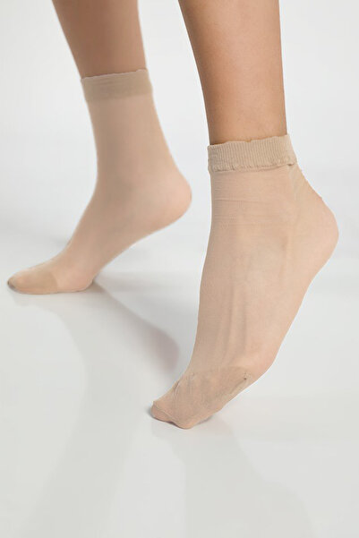 BSM Pack of 12 Women's Sahra Fit 15 Density Shiny Socks