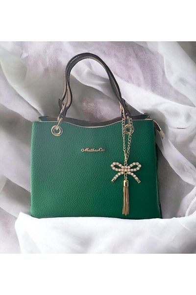 PRANGA Women's Green Handbag