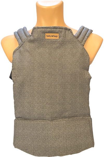 Baby Hugs Bel Destekli Kanguru Bebek Taşıma Desenli Siyah