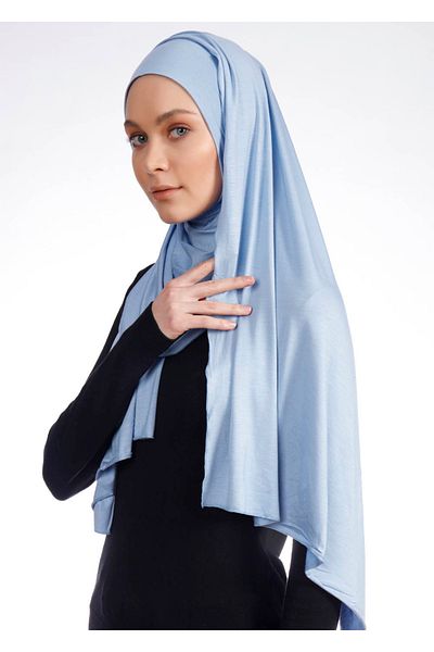 Ecardin Baby Blue Πρακτικό Άνετο απλό σάλι Lycra - St 277