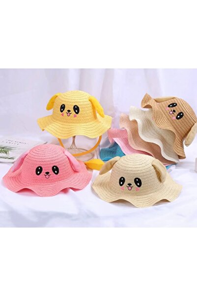 BOOM New Season Cute Pumping Sound Moving Straw Sun Hat