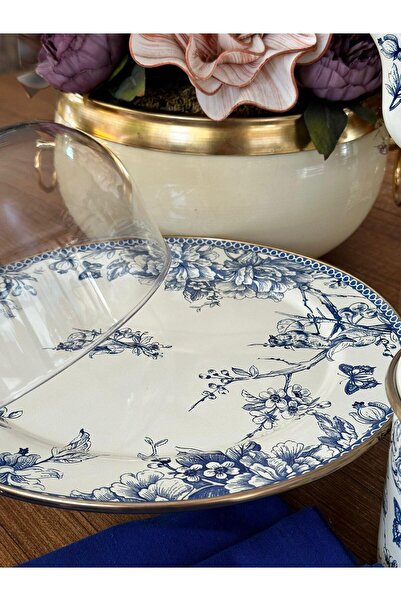 MD MİMOZA DEKOR Blue Life Enamel - 5 Piece Kitchen Set