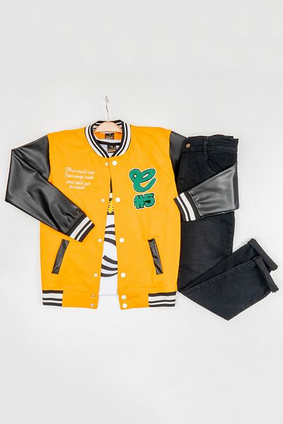 BARKOD KİDS Barcode Kids Boy's Sports Jacket-Pants and T-shirt 3-Piece Set HLK90010