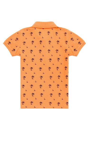 U.S. Polo Assn. Tricou polo - Portocaliu - Strâns