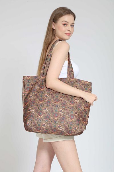 Street Bag Τσάντα παραλίας Ethnic Bohemian μεγάλου μεγέθους - Γυναικεία
