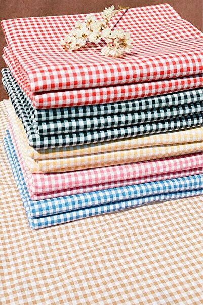 Çekmece Klasik Kareli Dokuma Sofra Bezi - Piknik Örtüsü 170*170