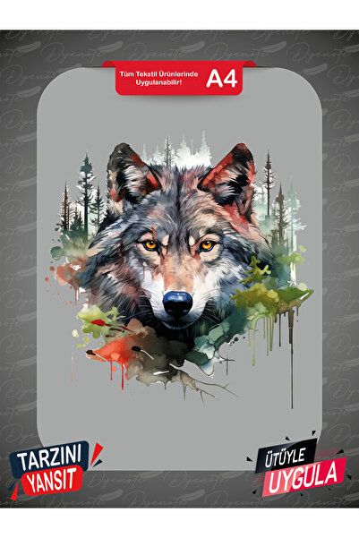 DYENOTE A4 Boyutunda Kumaşa Ve Deriye Baskı Kumaş Aplike Yama Ütü Ile Yapışan Transfer Baskı Kağıdı Dtf Arma