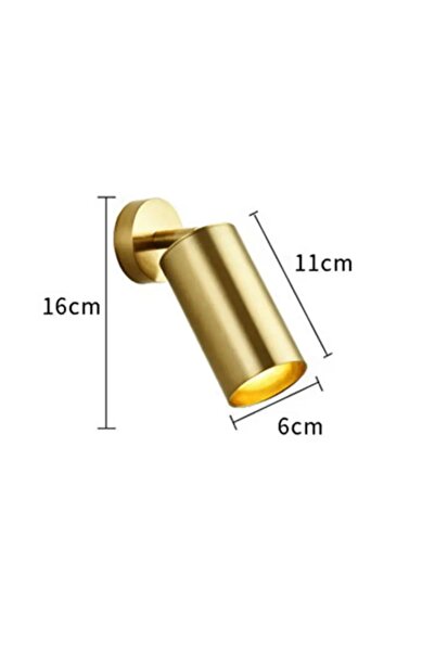 burenze Modern Avize Tavana Sıfır Plafonyer GU-10 duy Eskitme Gold Avize