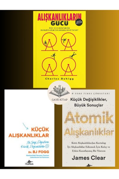 Pegasus Yayınları Alışkanlıkların Gücü - Küçük Alışkanlıklar - Atomik Alışkan...