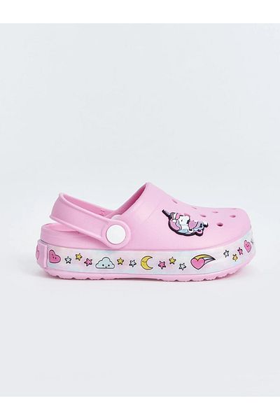 LC Waikiki LCW STEPS εμπριμέ σανδάλια παραλίας για κορίτσια