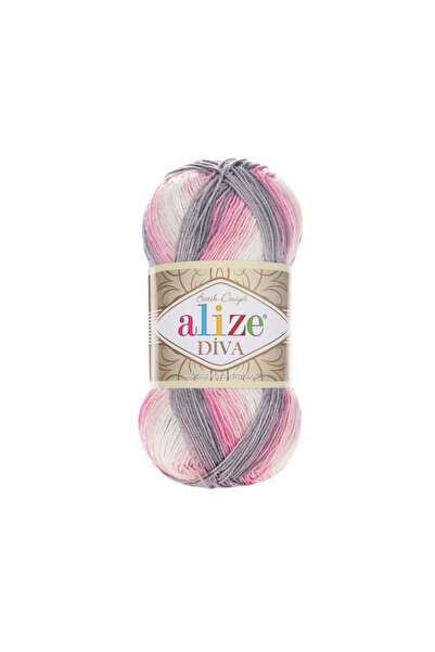 Alize 5 Adet Alize Diva Batik 3245 Ebruli