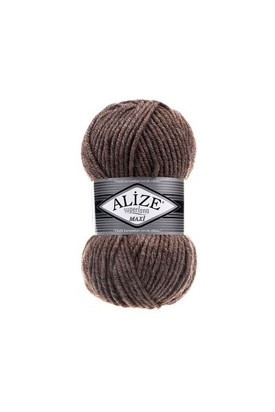 Alize Superlana Maxi 240 - 100 Gr Cocoa Hand Knitting Thread