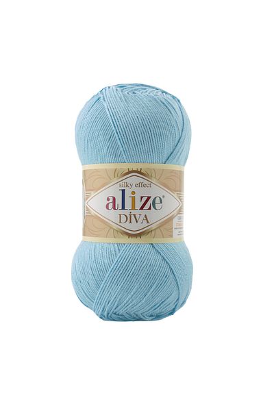 Alize Alize Diva 346 Sky Blue - 5 Τεμάχια